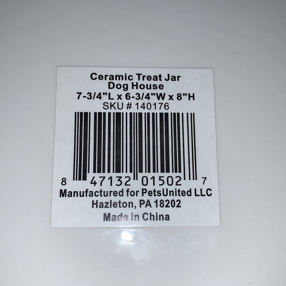 Dog House ceramic treat jar, NWT - Picture 8 of 8